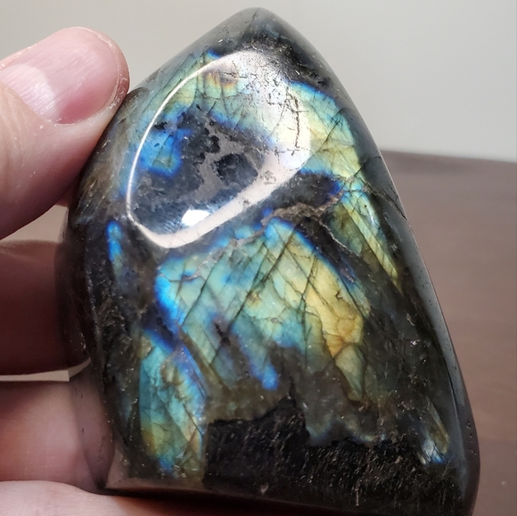 Labradorite Crystal Freeform, Two-Sided Flash, 0.67 Pounds - Picture 7 of 13